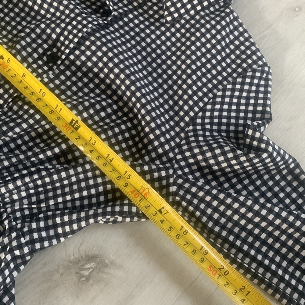 Shein Gingham Print Shirt Dress Without Belt size 4 modesty‎ classic elegant - Picture 8 of 14
